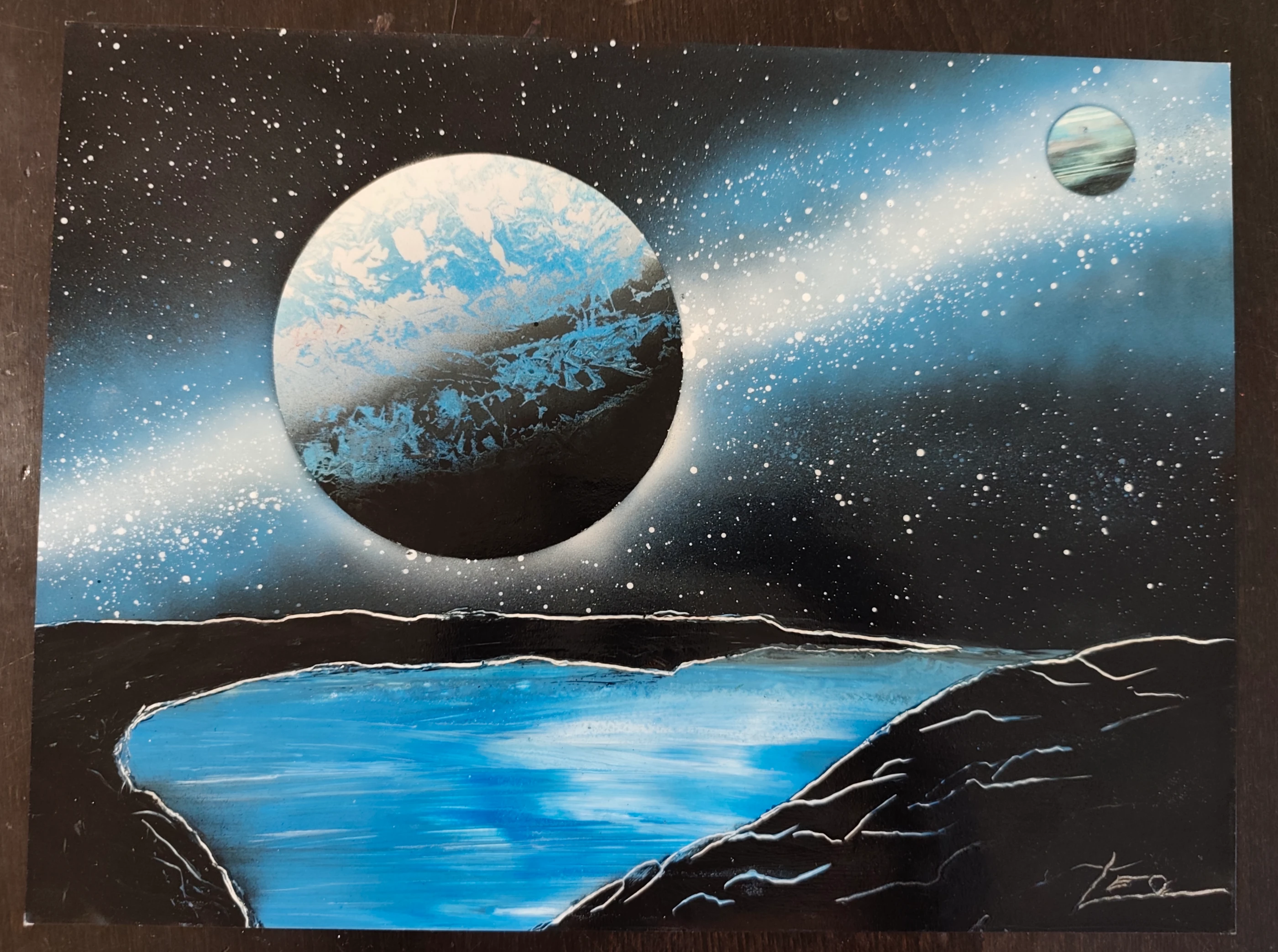 blue sea planet